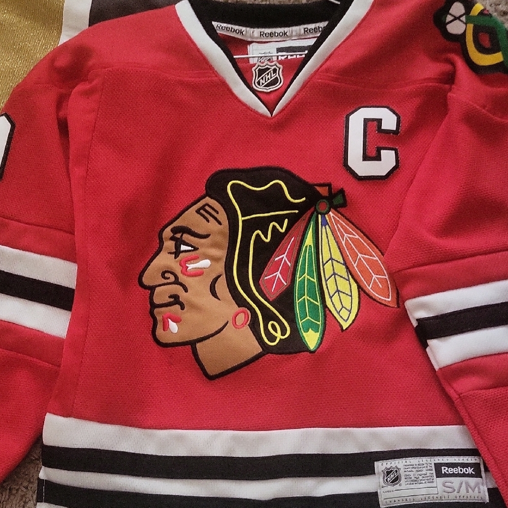 Reebok Red and Black Sports Jersey